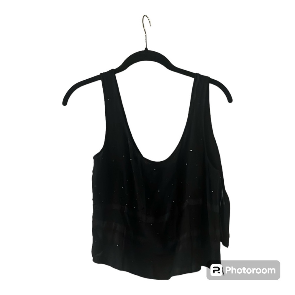 Vintage Neil Beiff beaded silk top